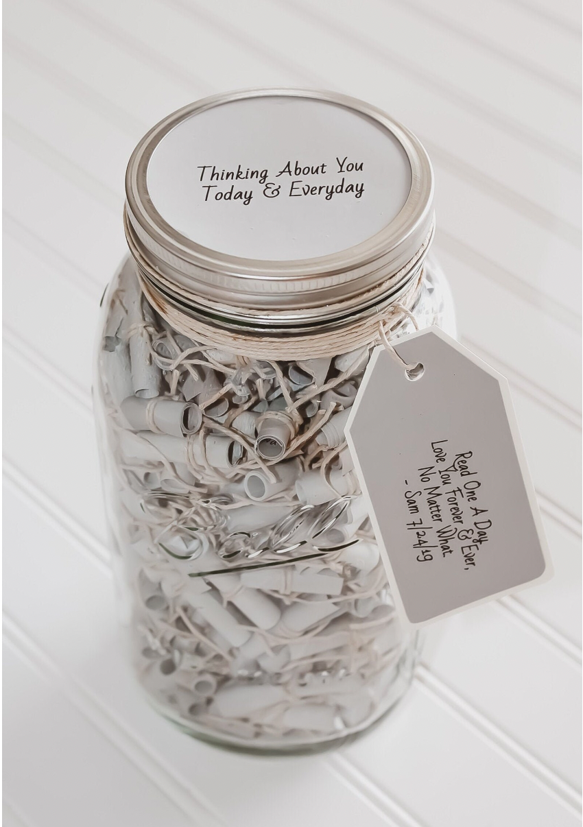 Message Filled Mason Jar