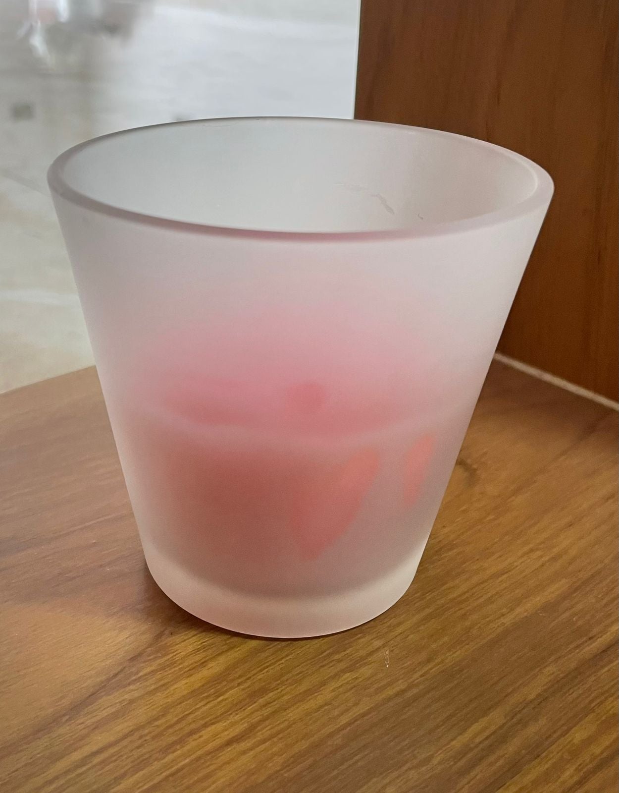 Rose-Scented Candle in Tinted Glass Jar - Sparkle Collection for Home