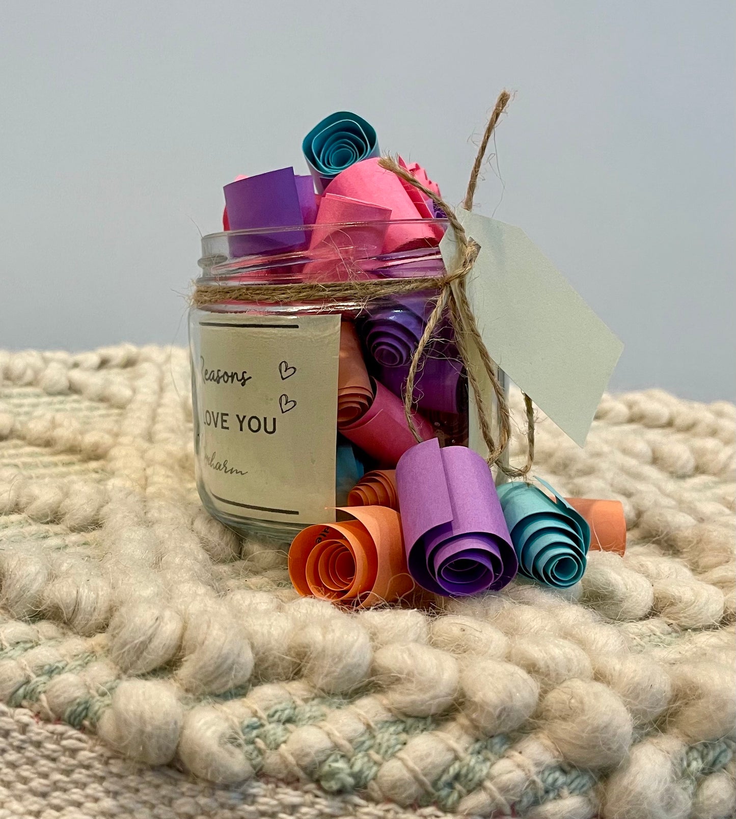 50 Reasons - Why I Love you | Couple Jars | Gift for Him | Gift for Her | Mason Jar