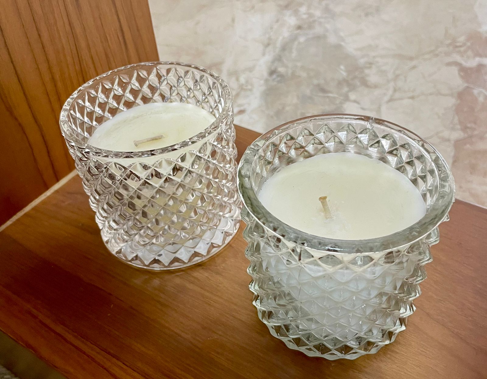 Crystal Glass Jar Candle