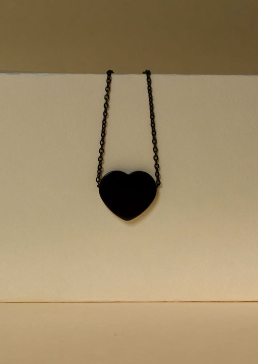 Black Heart Necklace | Premium Quality | Necklace gift for her